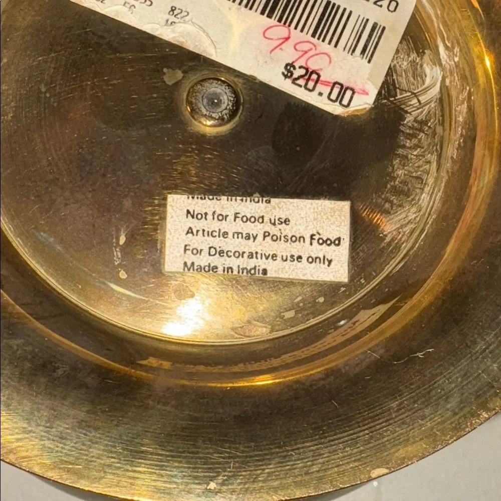 Vintage Brass Pitcher